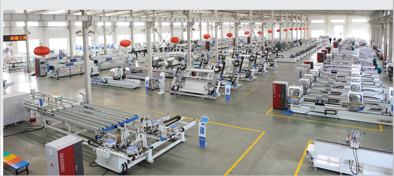 派克機(jī)器門窗設(shè)備車間